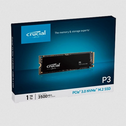 Crucial P3 1TB PCIe M.2 2280 SSD